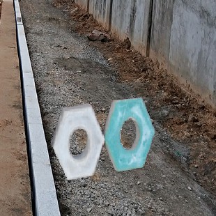 黄贝岭修补网格植草砖附近送货深圳X格压土孔砖常年批发