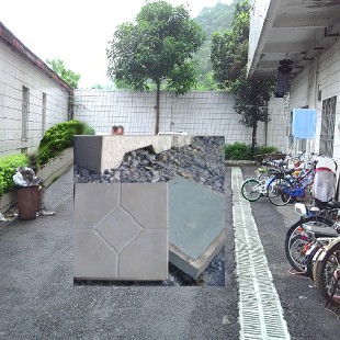石岩三祝里村顶层建筑用泡沫降温空心砖批发厂家深圳防热平板