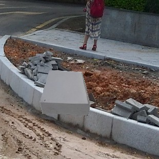深圳溪涌维修补压石砌砖怎么用施工深圳市工程路基砖
