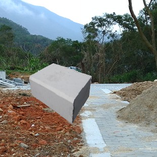 深圳海富公路设施铺装花圃压条水泥块店铺电话深圳市水泥立缘石
