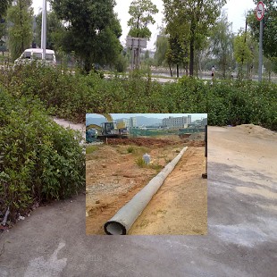 深圳工地隔离临时搭线水泥电线杆维修方案拉盘地锚