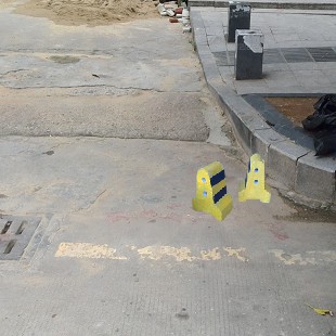 深圳中心村维护施工维护水泥分隔墩同城电话深圳市使用保护石墩