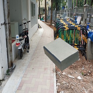 深圳嘉华路花园车行道水泥直压条销售供应深圳市水泥基压砖