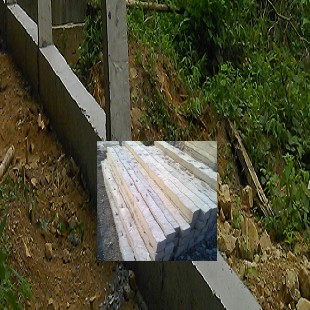 南山区道路市政树木防护树柱 深圳土地围网保护水泥杆定做