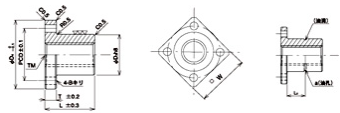 日本TOYOSHAFT丝杆东洋法兰型螺母FTM