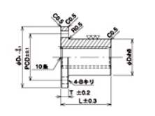 日本东洋丝杆TOYOSHAFT法兰型螺母TMHSP