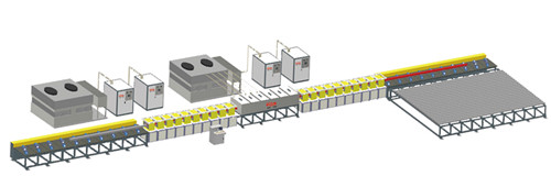 钢棒中频调质生产线