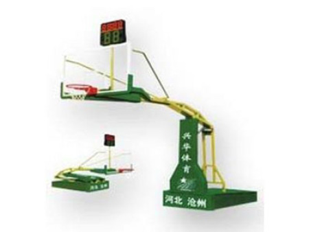 甘肃地埋式篮球架,兰州篮球架的选用应该以稳定性好为主。篮球架应采用耐冲击、耐高温、易燃的材料制成。