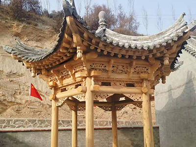 中卫藏式寺庙建筑施工