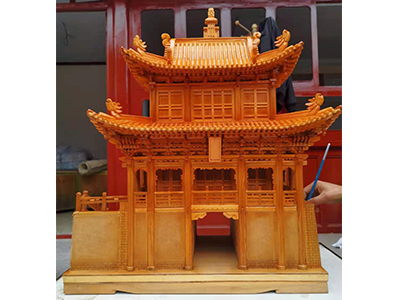 临夏藏式建筑房子模型