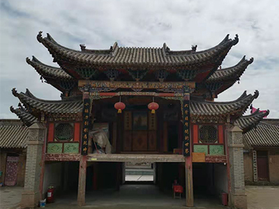 甘南传统寺庙建筑设计图