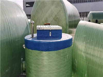 湖南玻璃钢预制泵站图片