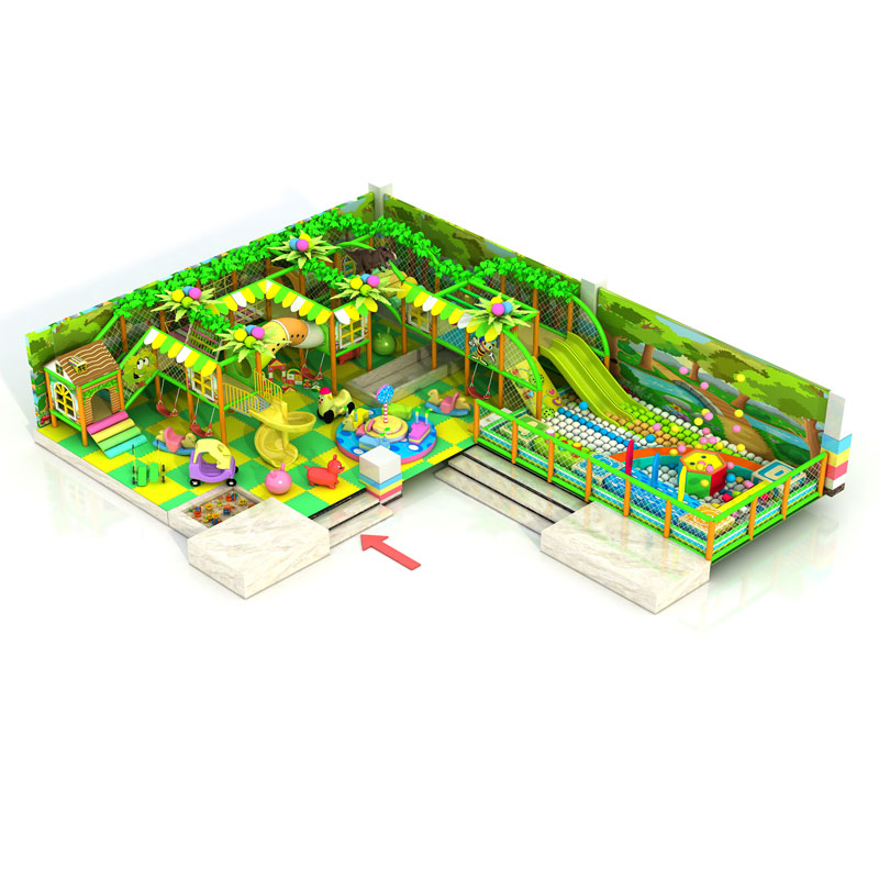 欧盟标准淘气堡公园主题儿童室内游乐场设备出售