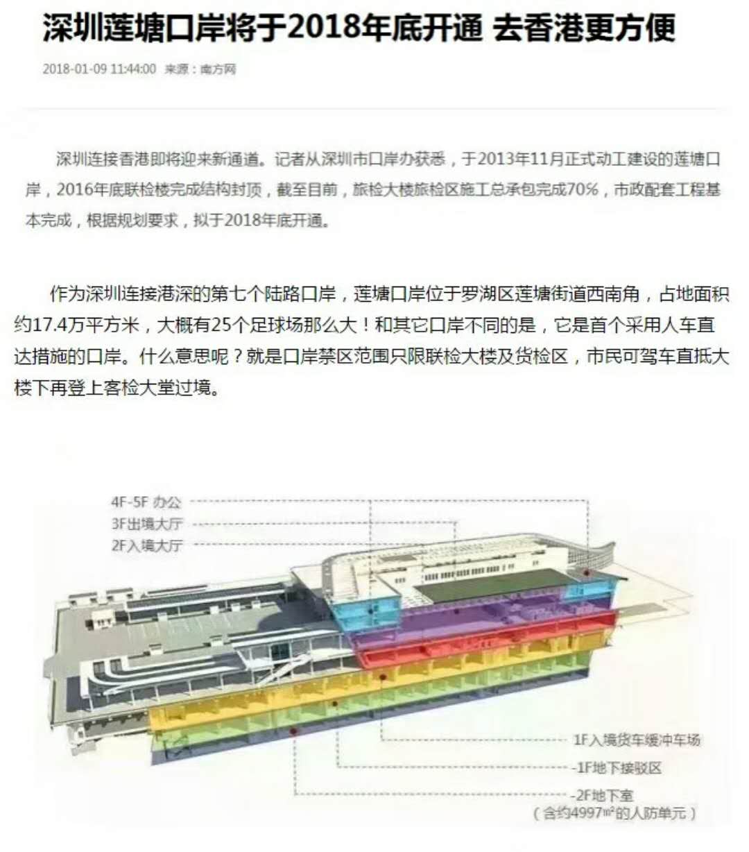 莲塘口岸是不是快要开通了？