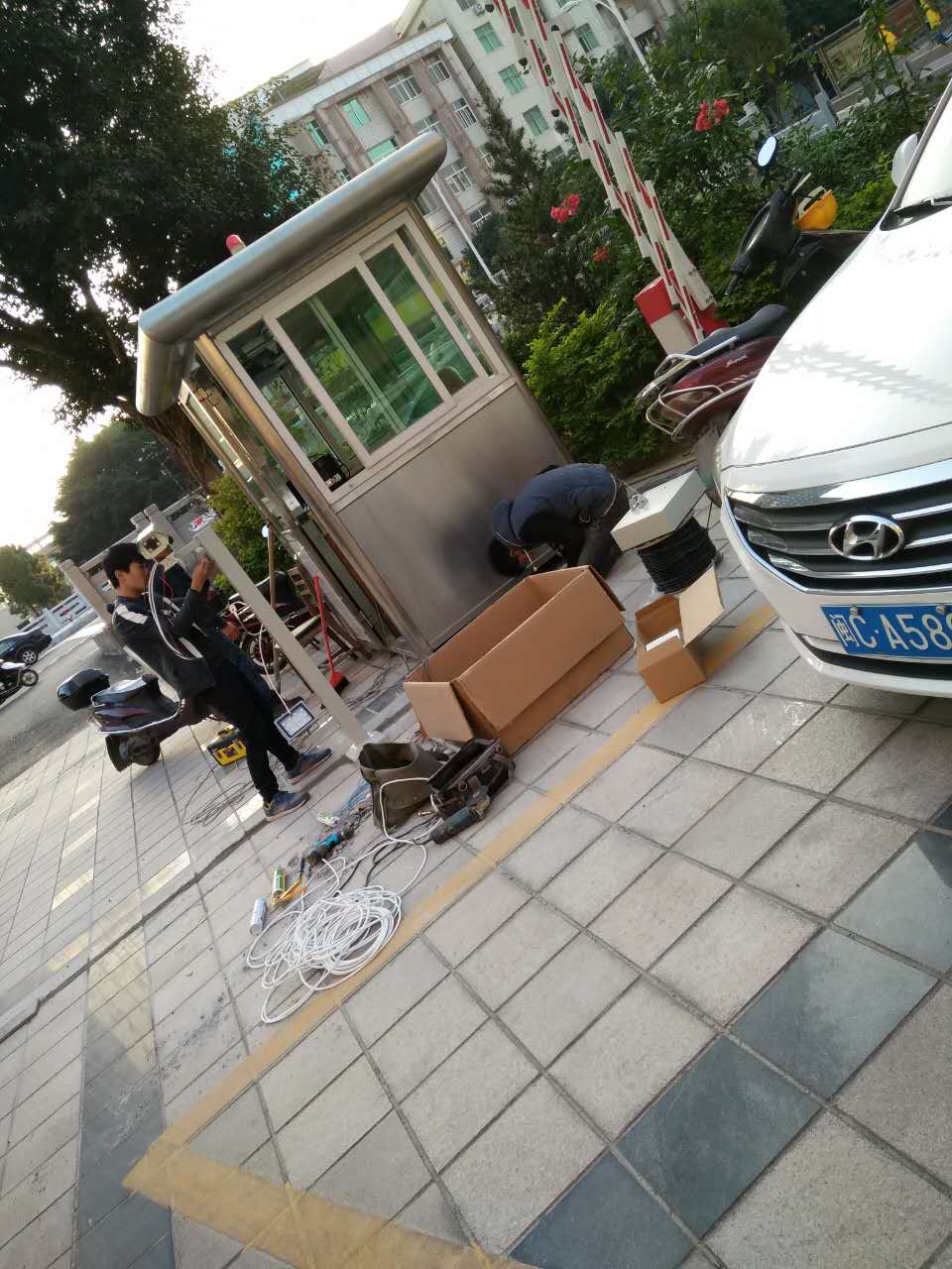 爱民智能停车场管理系统 高清车牌自动识别系统 道闸停车场管理