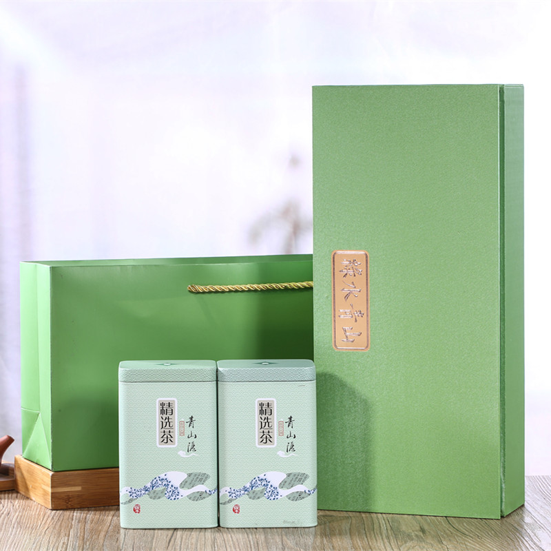 新款茶叶礼盒包装绿水青山通用礼盒包装可定做