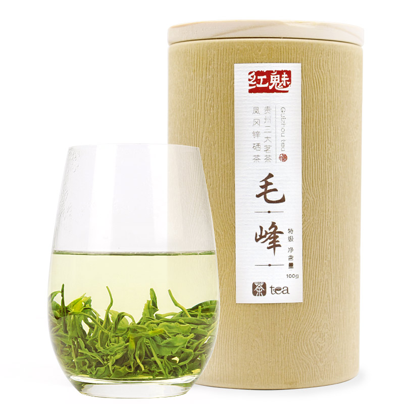 2018年春茶贵州特产红魅毛峰灌装明前茶100g