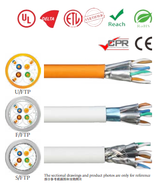 CAT6A超六类非屏蔽305米千兆无氧铜网线