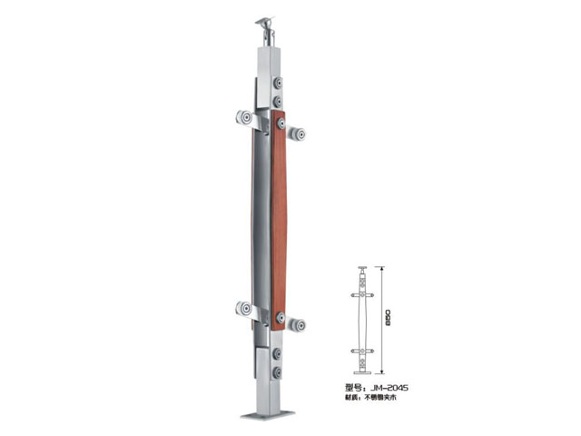 不锈钢梯柱厂家_肇庆销量好的铝艺楼梯立柱出售