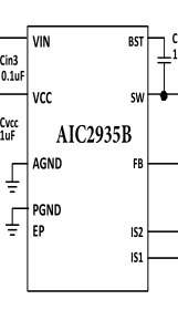 AIC2935B 5A同步降压转换器