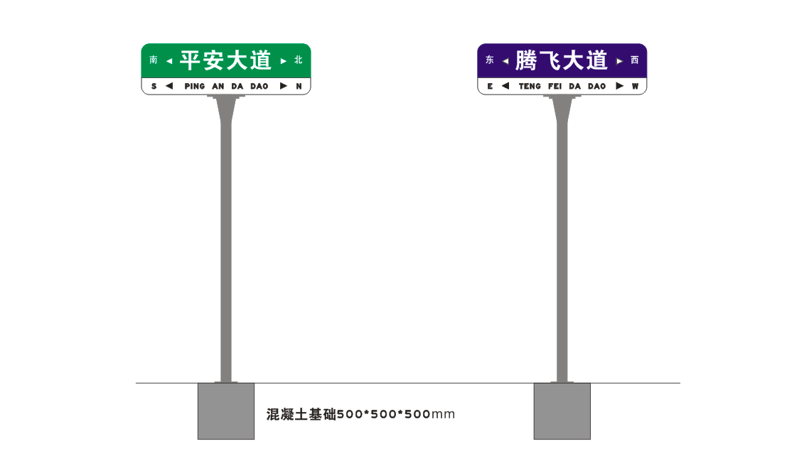 路 二维码路牌深圳款路牌街道牌