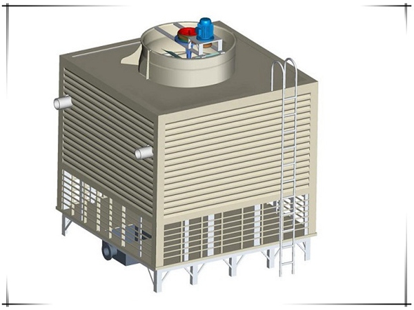 方形横流玻璃钢冷却塔