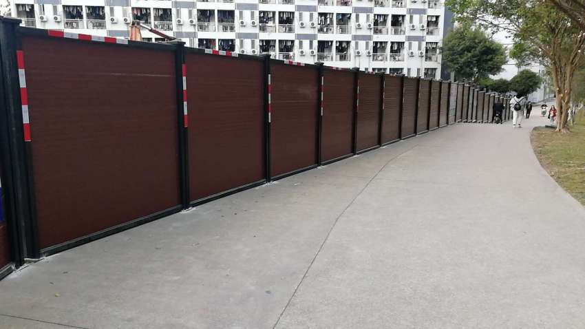广州工地用木塑围墙规格