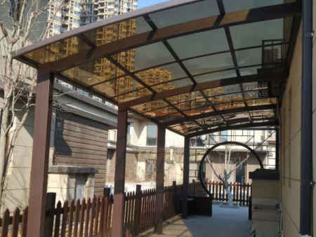 济南阳台铝合金雨棚工程