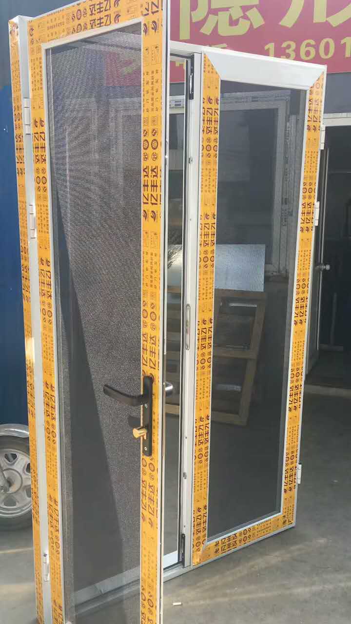 廊坊钢质防盗纱门测量安装