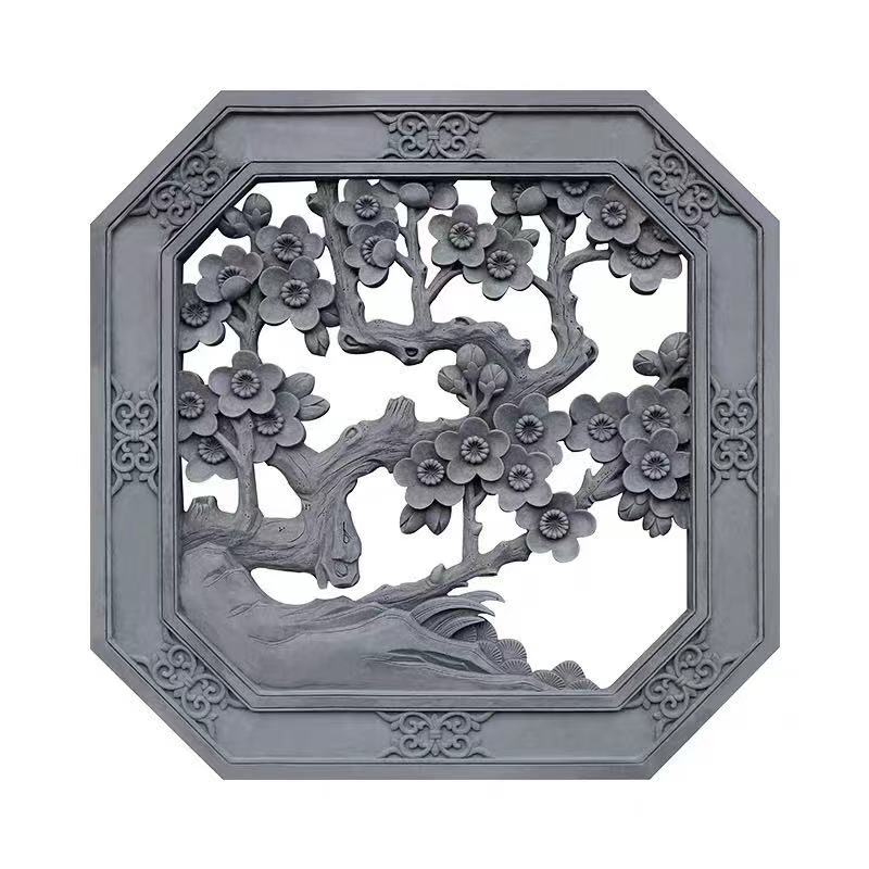 安徽厂家推荐八角形影壁浮雕仿砖雕-现场浇灌钢模找哪家制作的好