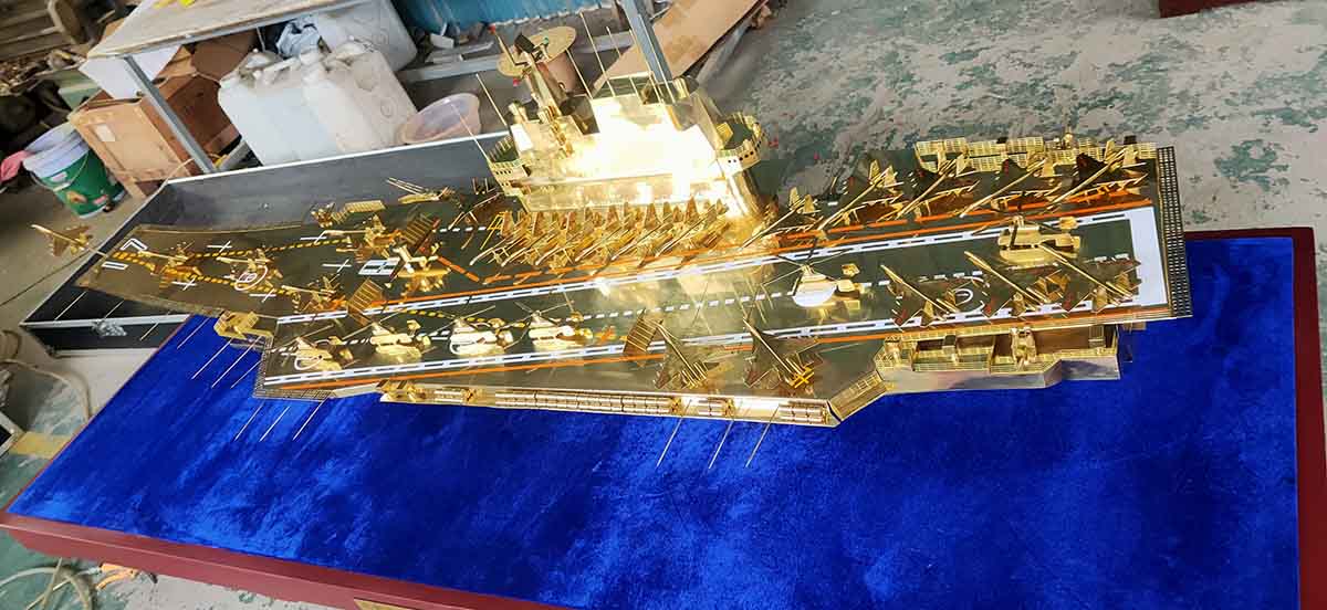 海军舰艇模型-通州纯铜航母模型-西城纯铜航母模型
