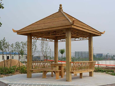 公园仿腐木亭子厂家-兰州地区实惠的仿腐木亭子