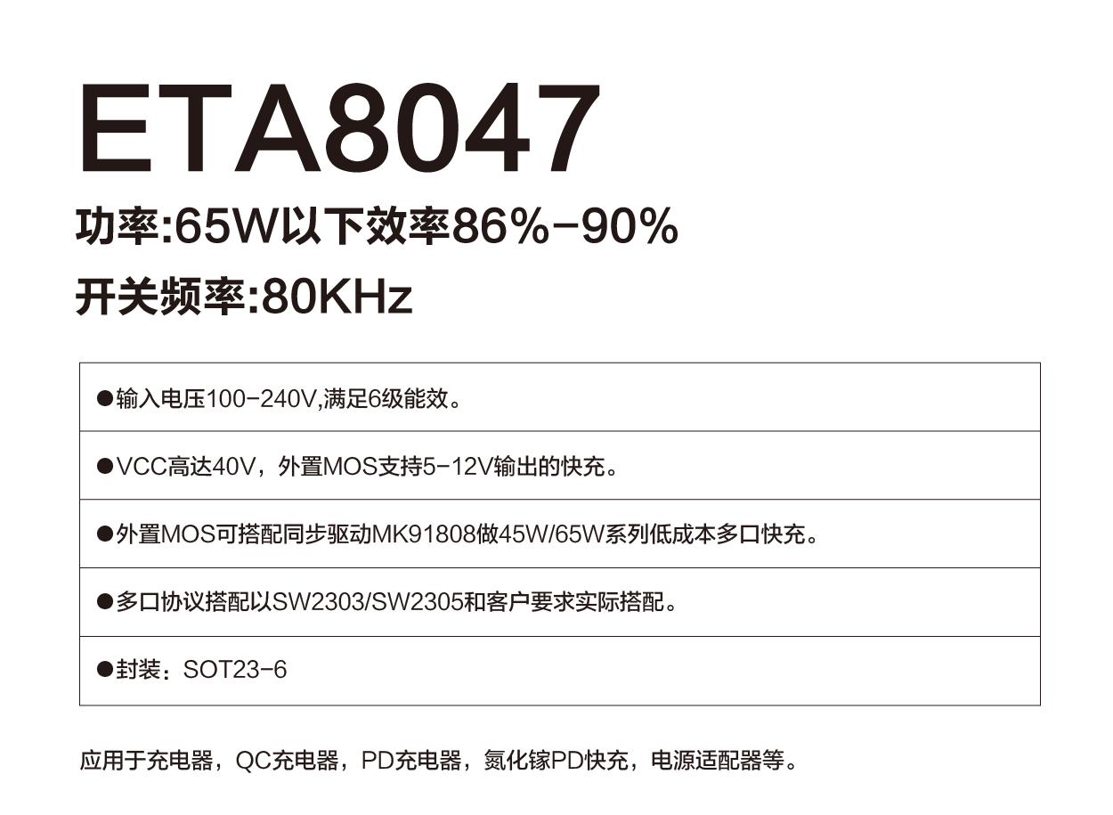 浙江汽车ACDC电源ICETA8047加工