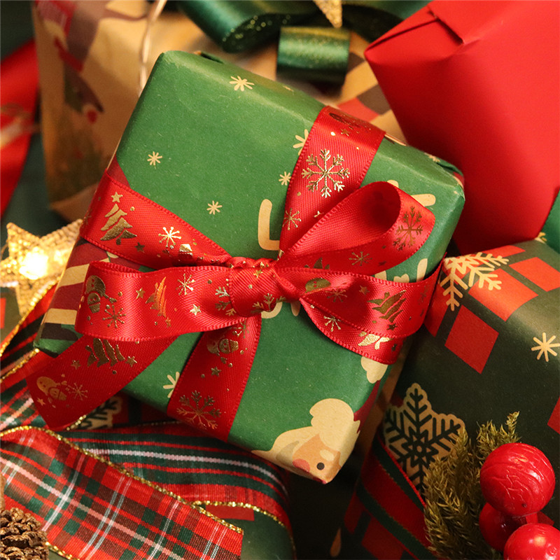 湖南圣诞礼物包装丝带出售