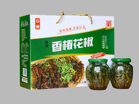 烟台腌渍花椒咸菜礼盒生产厂家