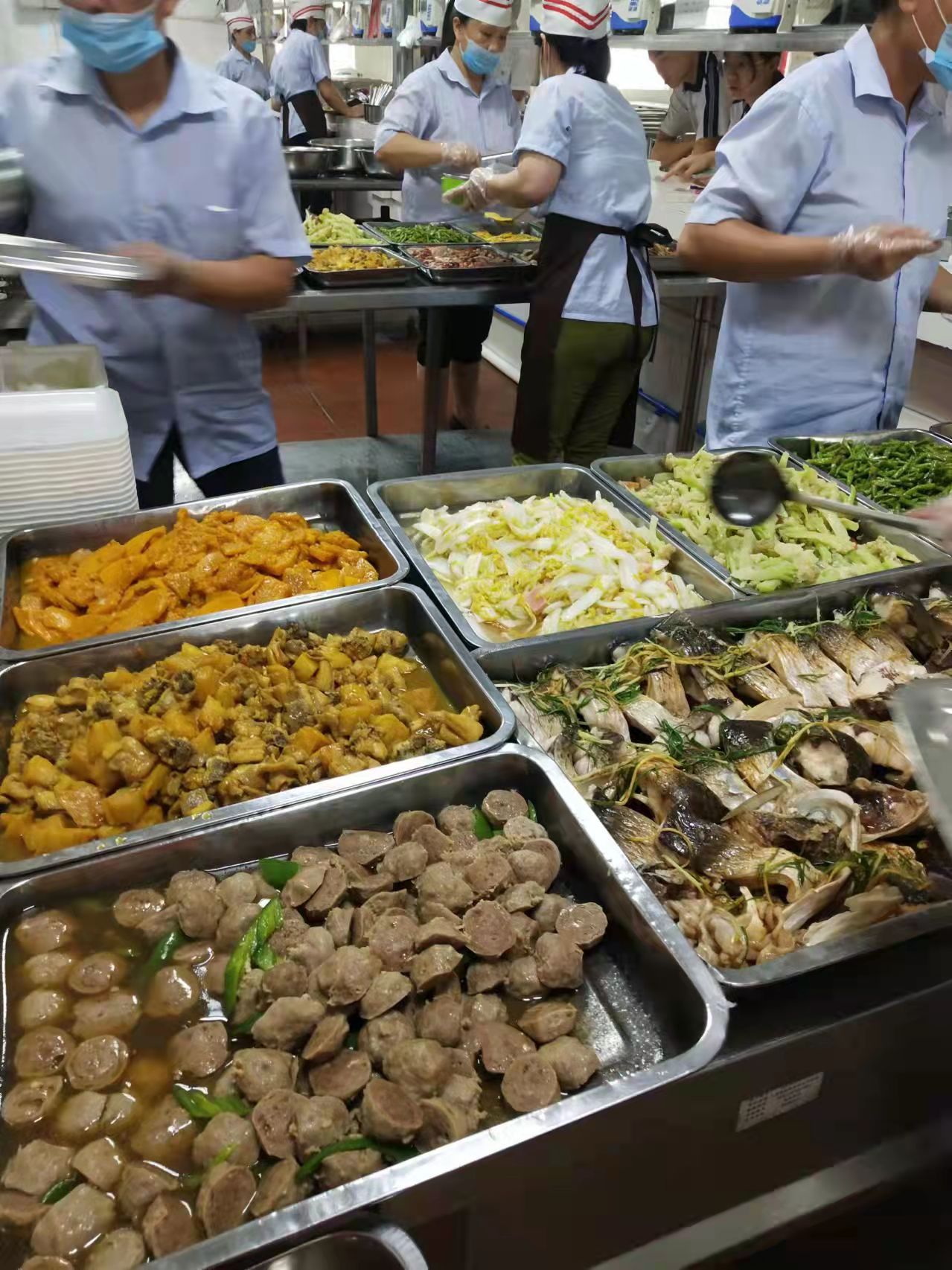 天河工地饭堂承包厂家