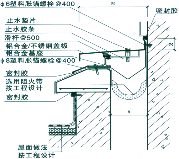 福州防水屋面变形缝厂家