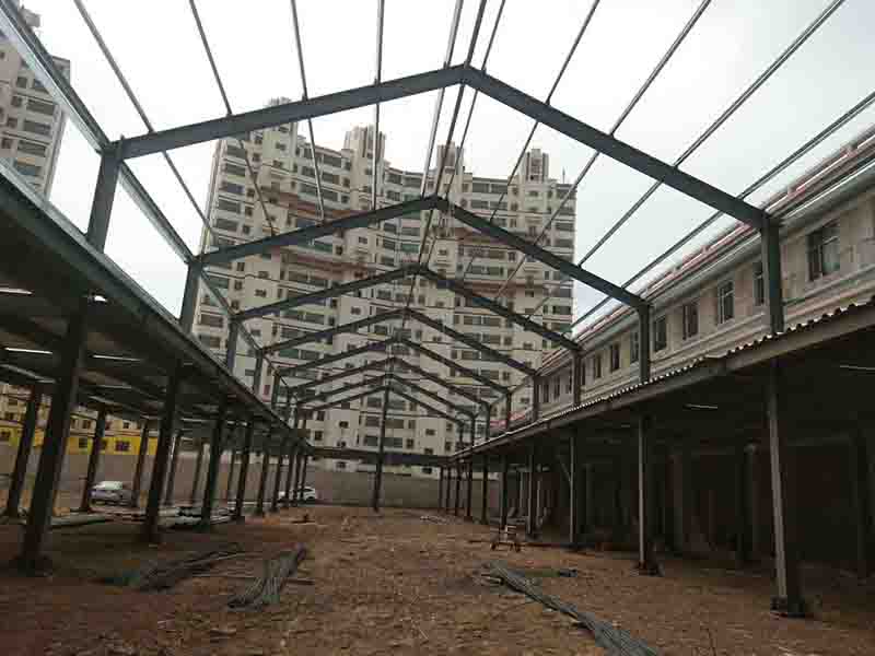 庆阳钢结构连廊工厂