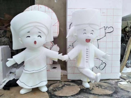 来宾卡通泡沫雕塑工厂