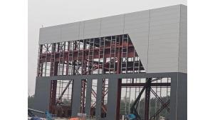 钢结构搭建,两层钢结构厂房安装