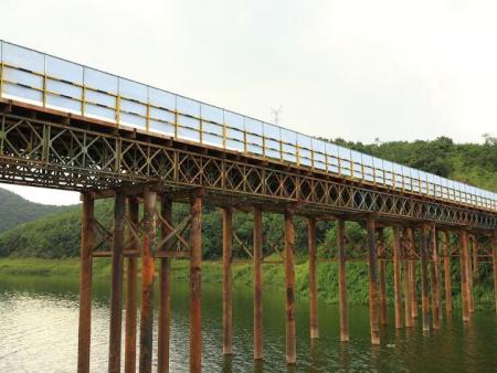 下承式钢便桥工程
