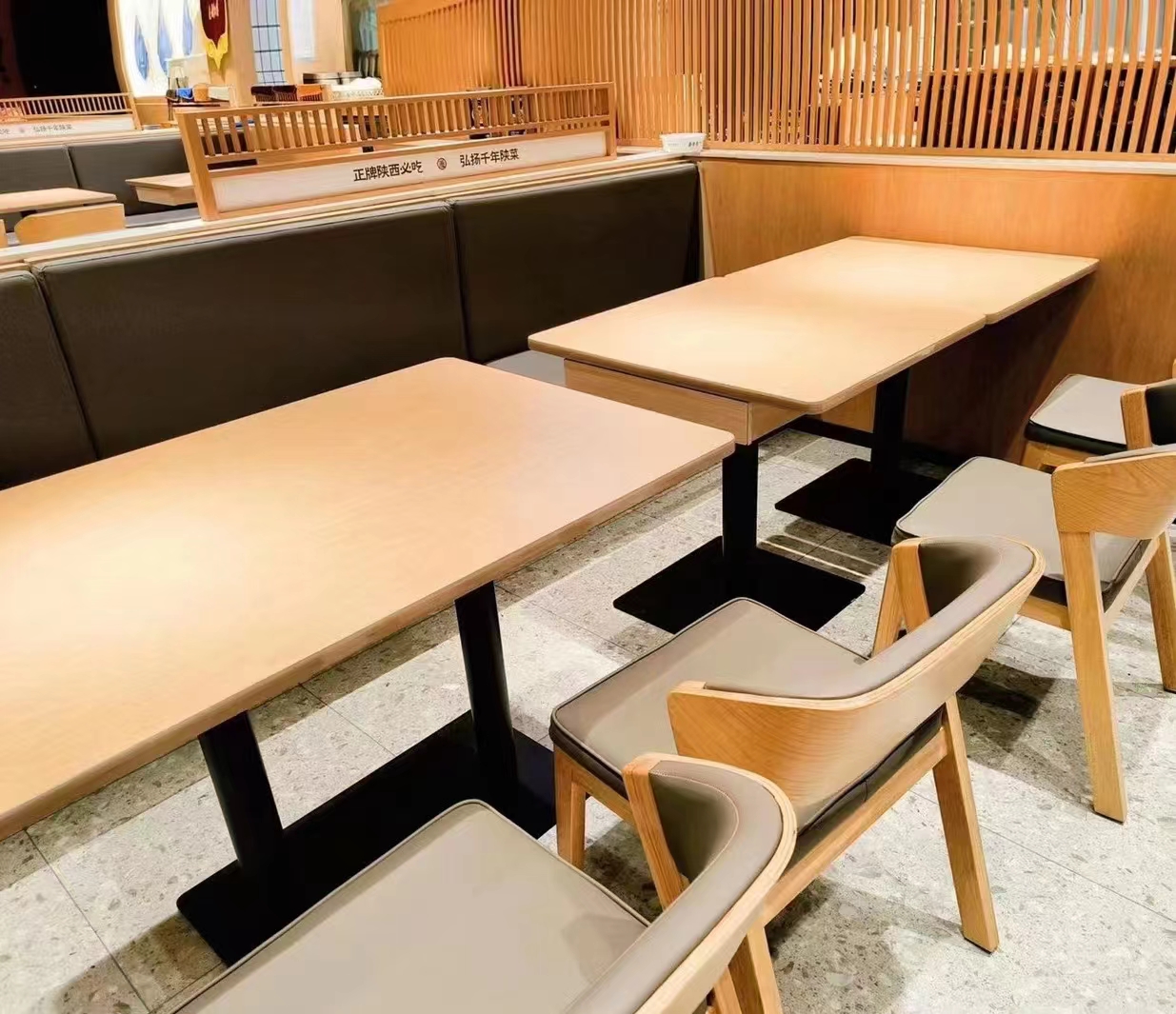 漳州快餐厅用桌椅沙发工厂定做