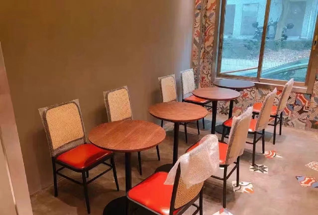 莆田咖啡店用的桌椅线下门店