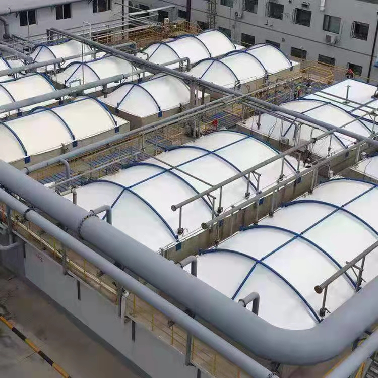 吉林污水处理厂反吊膜结构加盖安装价格