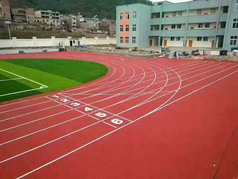 天水混合型塑胶跑道建设