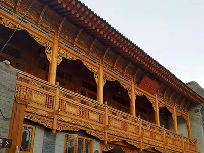 海西藏式佛寺古建筑维修施工
