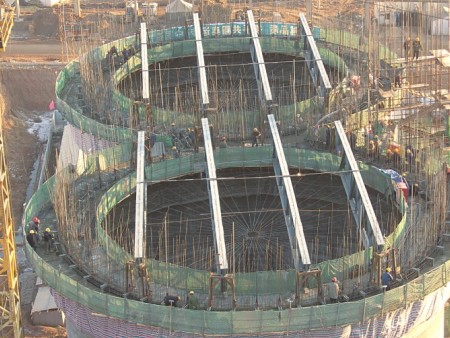 吉林圆形煤仓滑模施工流程