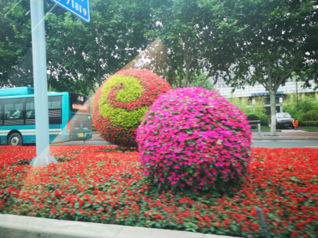 上海仿真花球造型供应商