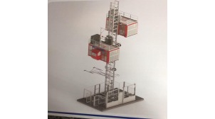 定安双笼施工电梯图片