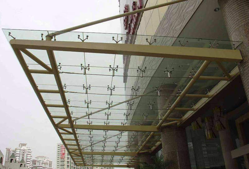 九里钢结构悬挑雨棚尺寸